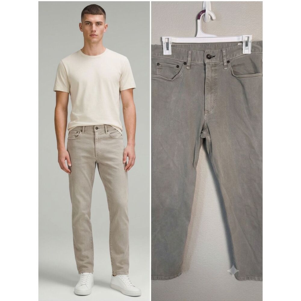 Rag & Bone Fit 2 Walker Slim Jeans Mens 30 Beige Khaki Tan Denim Stretch Capsule